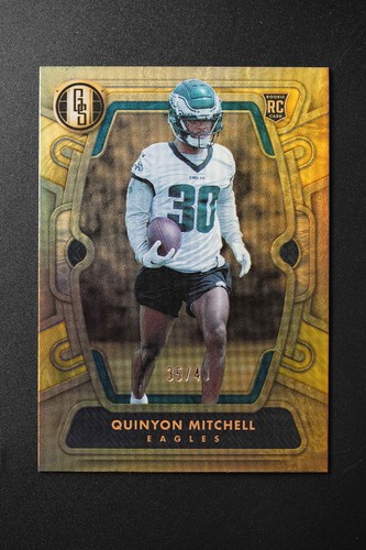 Quinyon Mitchell 2024 Panini Gold Standard Rookie RC Citrine /40 #119 HD