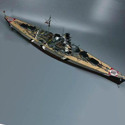 1/350 Deutsches Schlachtschiff für Tamiya/Revell Schiff Bismarck Detail-up Teil