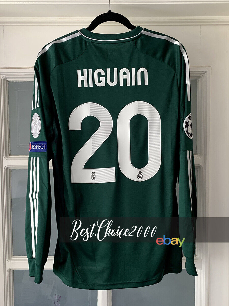 Real Madrid 2012 - 2013 (L) Match Issue Shirt Higuain UCL LS Real Madrid 2012 - 2013 (L) Match Issue Shirt Higuain UCL LS