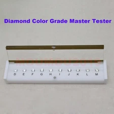 GIA Master Set 10CT Diamond Color Grading Grader Color Tester Tool D-M 10 Colors