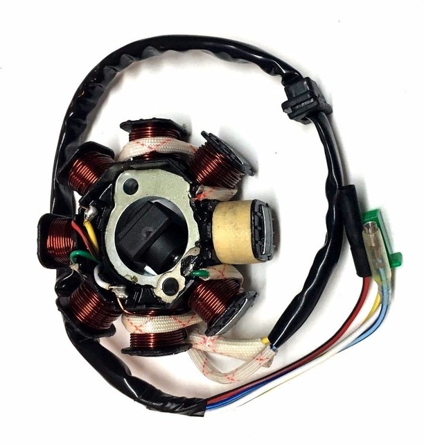 8 POLE STATOR CHARGING ALTERNATOR COIL GY6 150 GO KART DUNE BUGGY 150CC eBay