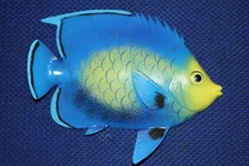 6 Inch Tropical Fish Wall Hanging Beach Nautical Coastal Tiki Decor F6-16