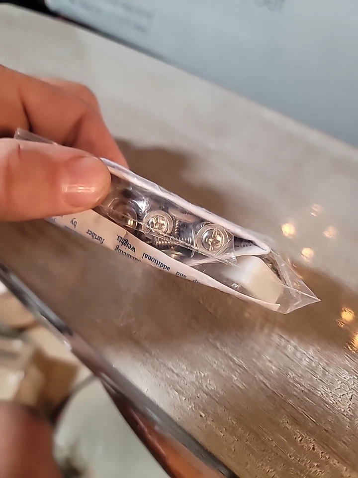 Kichler 70" Carved Wood 5 Blade Set 371050 Weathered White Walnut - Image 3 of 4