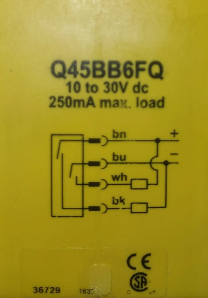 BANNER 36729 Q45BB6FQ Rugged Fiber Optic Amplifier *NEW*FREE SHIP* - Image 3 of 4