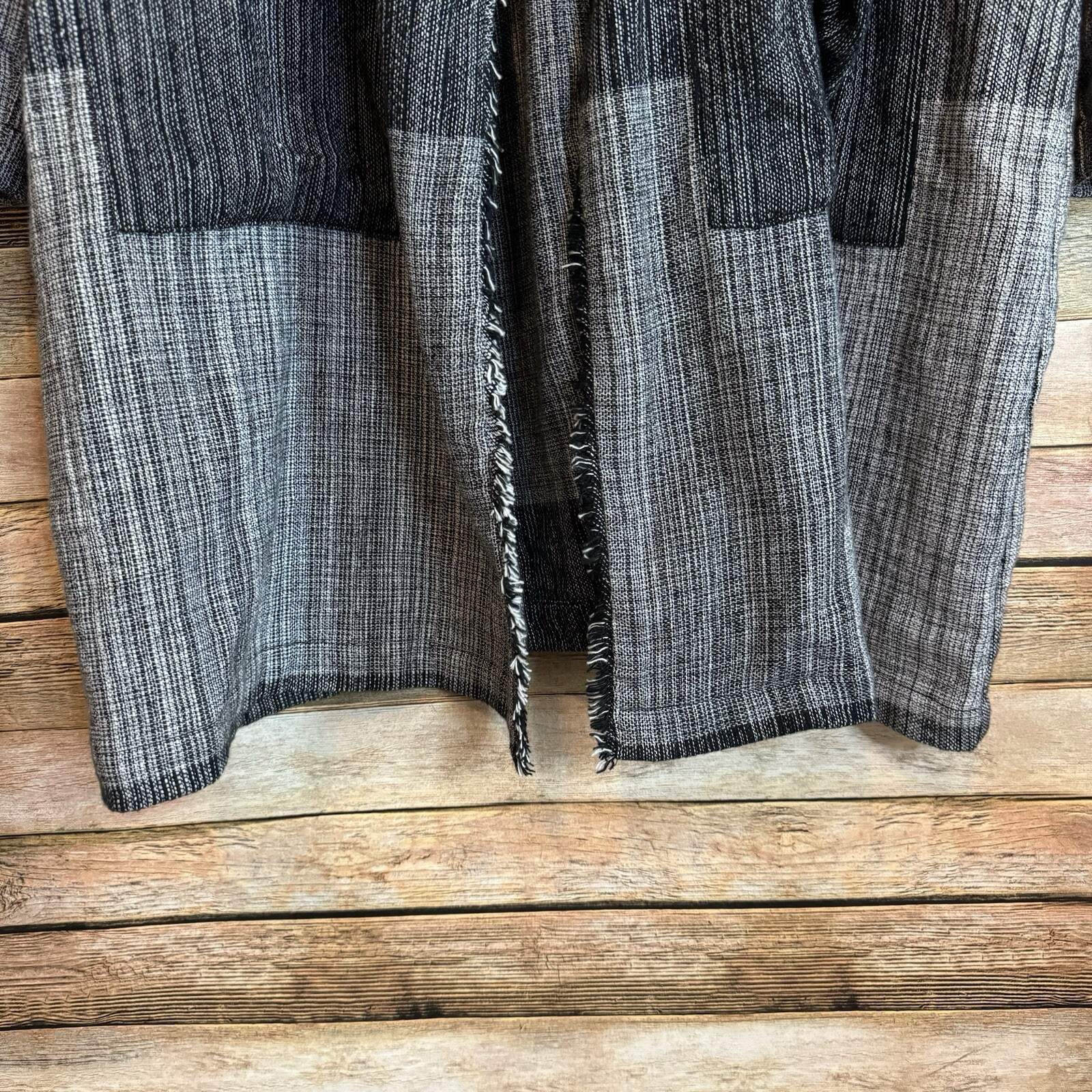 Eileen Fisher ColorBlock Patchwork Lagenlook Shaw… - image 4