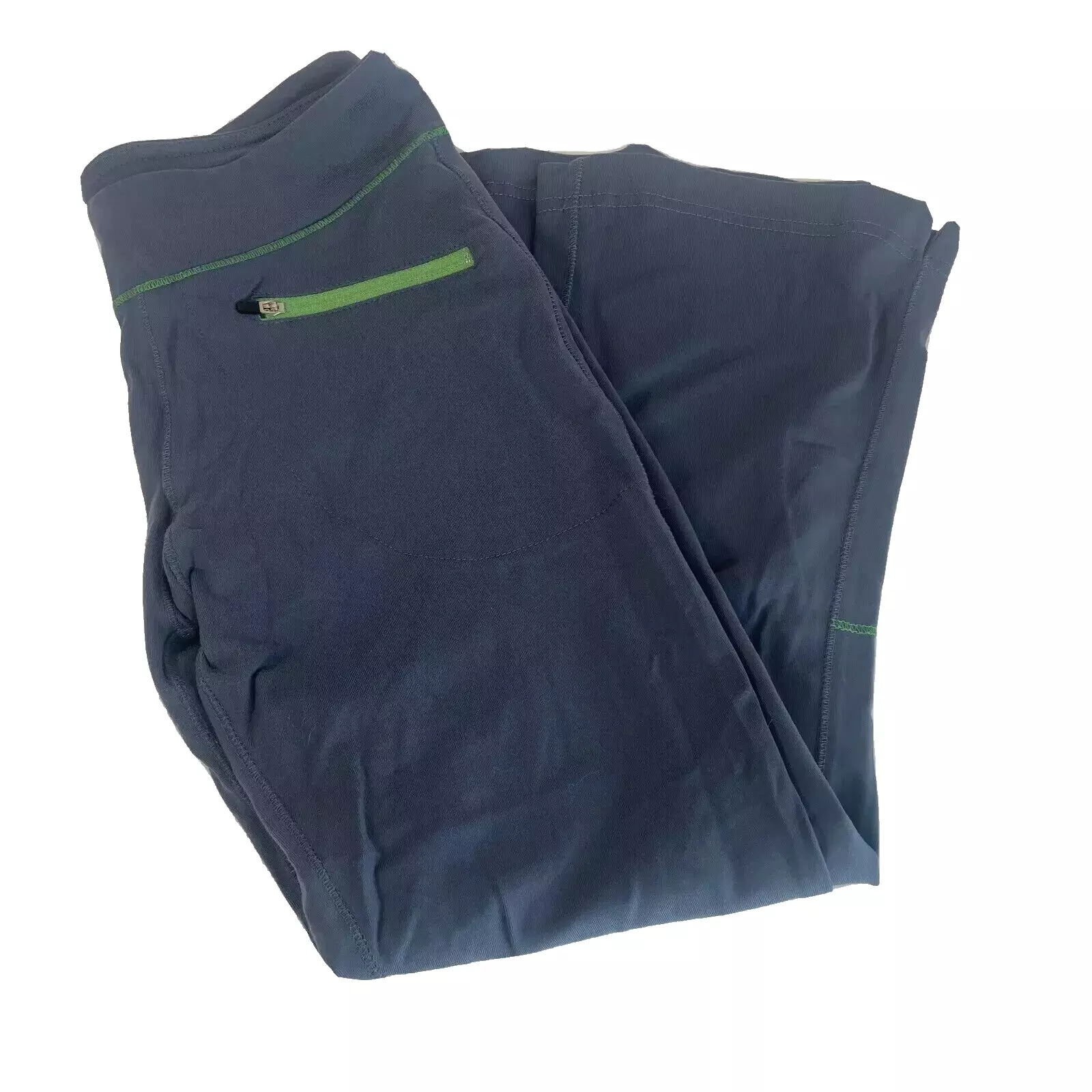 alo-yoga wide leg flared hem zip pocket leggings