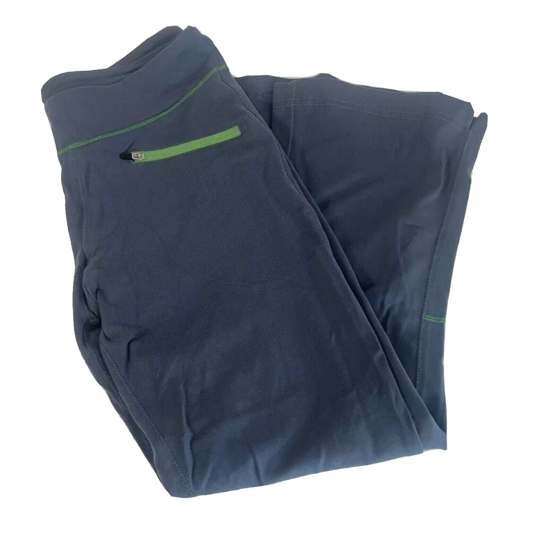 alo-yoga wide leg flared hem zip pocket leggings