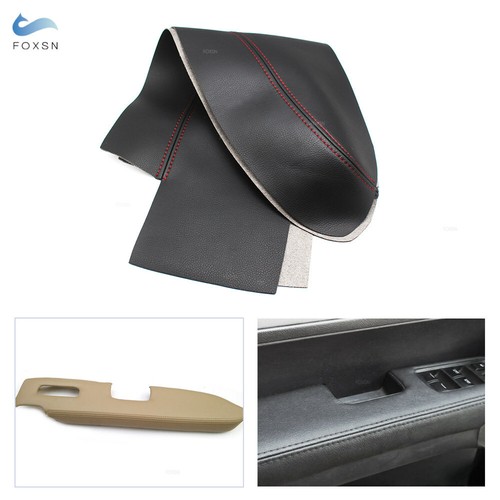 4-Piece Inner Door Handle Armrest Panel Cover In Microfiber Leather For Honda CR-V 2012-2017