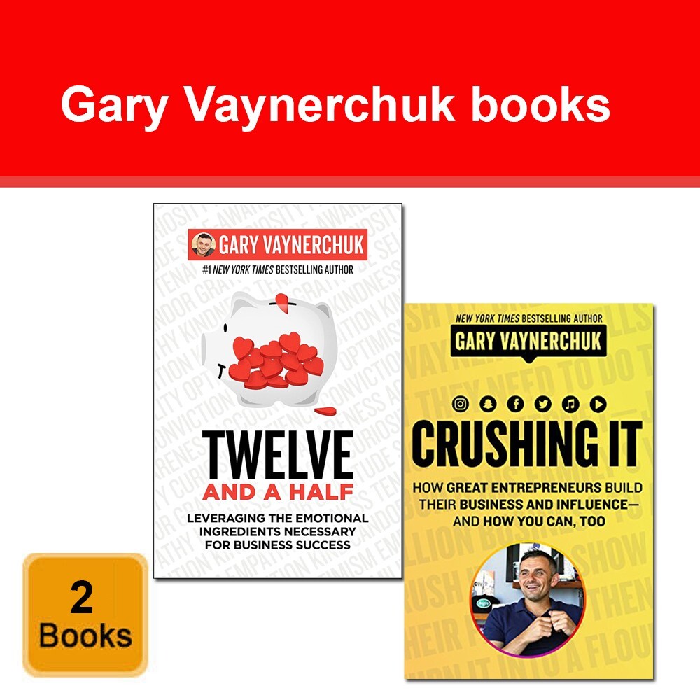 Gary Vaynerchuk Collection 2 Books Set Twelve and a Half, Crushing It