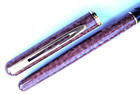 Marbleized Mahagony brown Waterman Fine Gold Plt Nib Fountain Pen GF Trim France — photo 6
