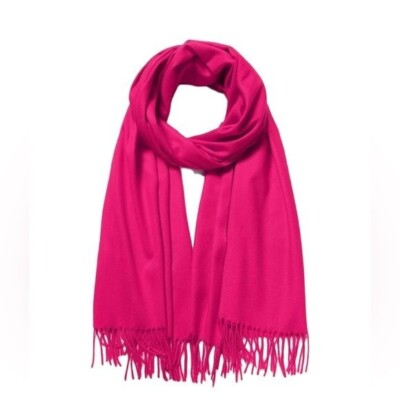 Avenue Women's Soft & Cozy Scarf Wrap Barbiecore Coquette Pink Beachy Coastal