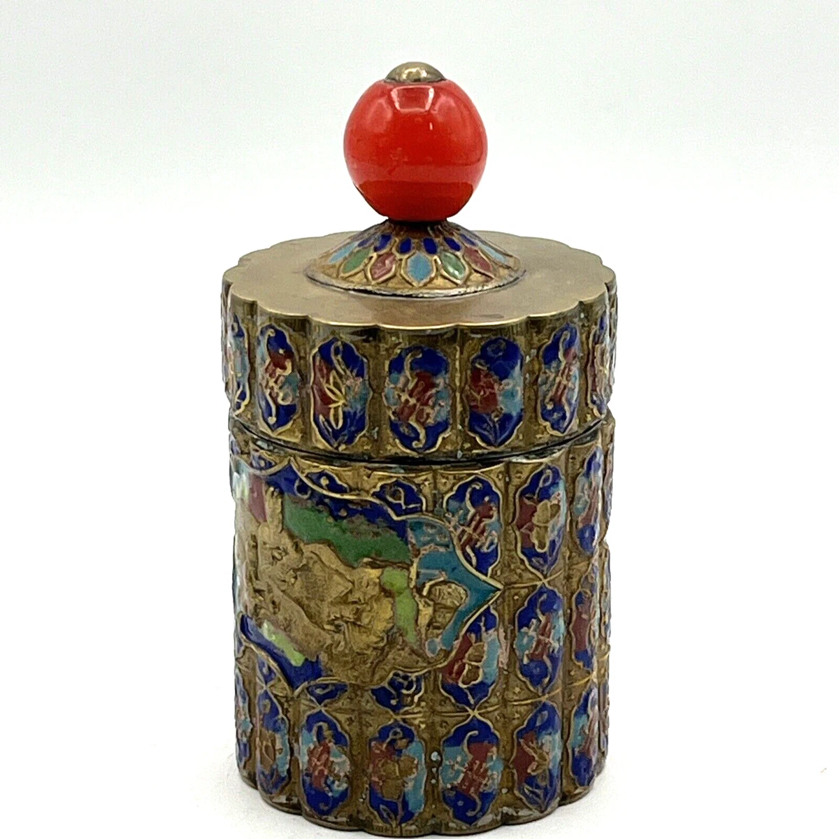 中国古董蓝色茶叶罐| eBay