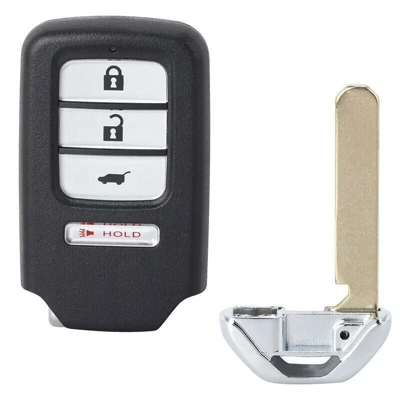 4Button Smart Key Fob Keyless Prox Remote Key for Honda CR-Z 2016 ACJ932HK1310A Foto 2 de 4