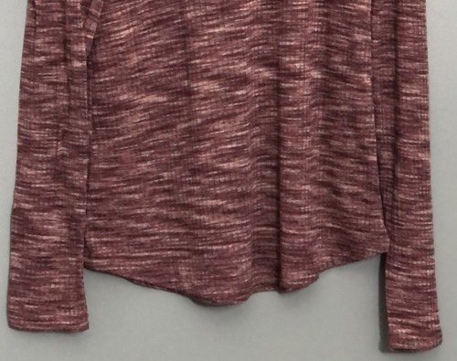 MAURICES Women's Top Turtleneck Mauve Pullover Long Sleeve Ribbed Medium NWT - Picture 6 of 9