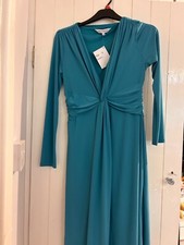 Gray and Osbourn Emerald Turquoise Long sleeve Maxi Dress
