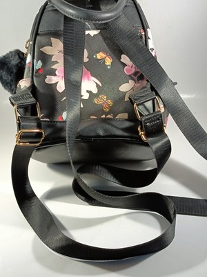 Like Dreams Mini Backpack Black Pink Floral | eBay display picture 1