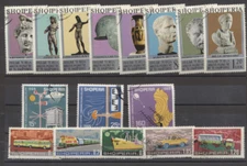 Albania Collection  3 Different CTO Cancelled Topical Complete Sets Super Value