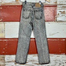 80s USA Plain Pockets Acid Wash Jeans Vintage Denim