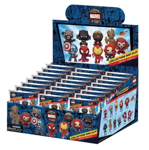 Marvel Comics 85th Ann. 3D Foam Bag Clip 1 piece Blind Package Random Figure - Picture 3 of 3
