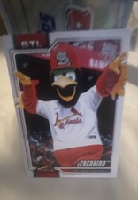 2026 Topps Series 1 Celebrations Fred Bird m21 Mascot Card St Louis Cardinals