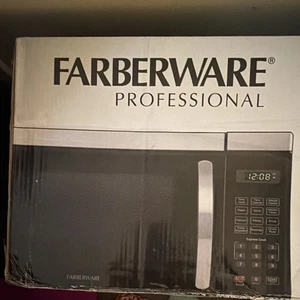 Farberware 1.1 Cu ft 1000W Micro-ondes de comptoir avec mémoire, noir FMO11AHTBKL