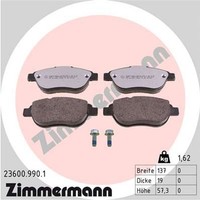 Zimmermann Bremsbelagsatz Scheibenbremse Rd:Z 23600.990.1 FüR Doblo 3H CitroËN 1