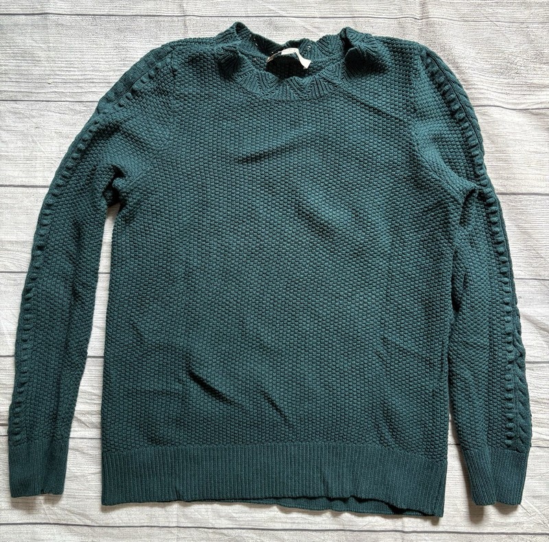 Loft Women M Green Knitted Sweater
