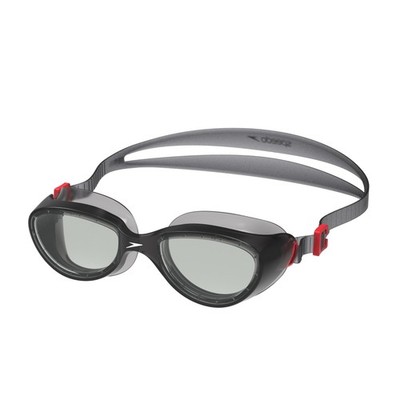 Speedo Unisex-Adult Swim Goggles One Size, Futura Black/Steel