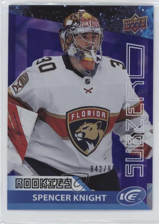 2021-22 Upper Deck Ice Sub Zero Rookie Spencer Knight #SZ-35 RC /999