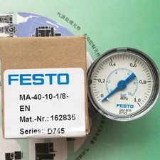 1pc New Festo MA-40-10-1/8-EN 162835 Pressure Gauge Quality assurance