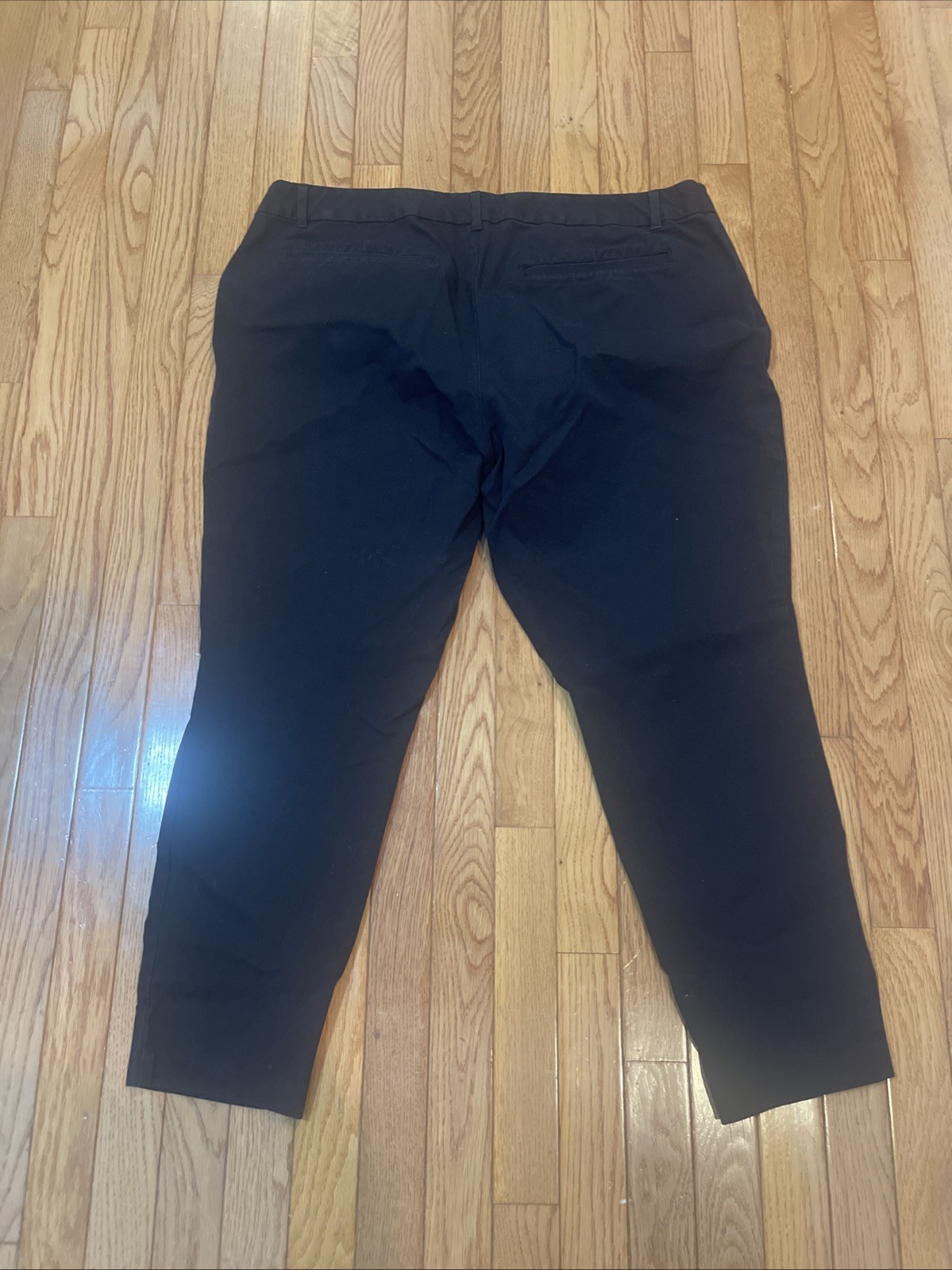 Old Navy Black Maternity Side Panel Pixie Chinos … - image 3