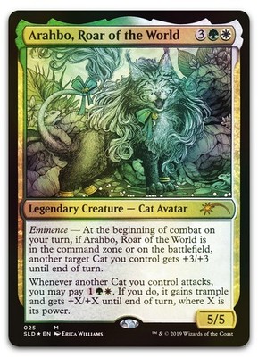 MTG foil 英語版 世界の咆哮、アラーボ Secret Lair SLD s-l400.jpg