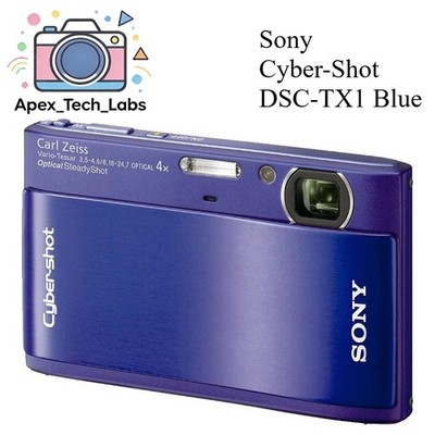 Sony Cyber   Shot DSC-TX1 Digital Camera 10.2MP 4x Optical Zoom Auto Focus Blue