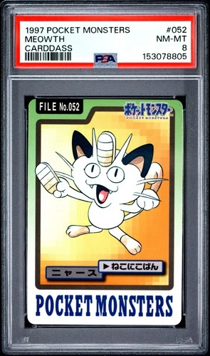 Meowth PSA 8