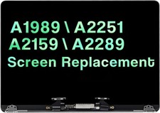 New Apple Macbook Pro Retina 13" A2159 2019 Space Gray LCD Full Screen Assembly