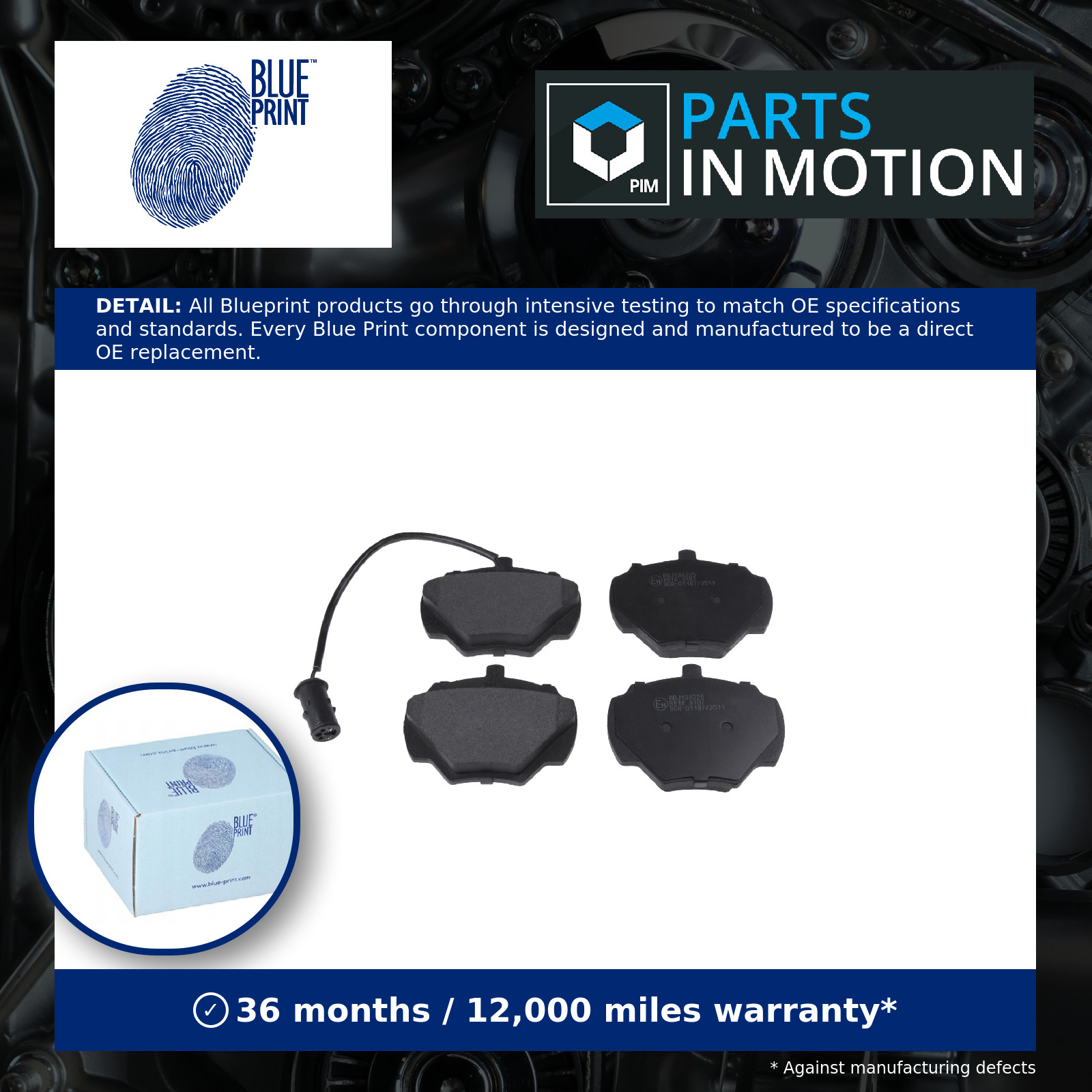 Brake Pads Set fits LAND ROVER DEFENDER L316 3.5 Rear 90 to 94 With ABS 21G New