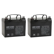 UPG UB12350 12V 35Ah PRIDE Victory AGM1234T Scooter Battery - 2 Pack