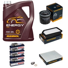Inspektionspaket 5L MANNOL Energy 5W-30 für Hyundai IX20 1.4 1.6 KIA Venga
