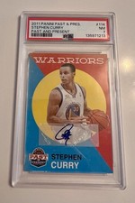 🔥2011-2012 Stephen Curry Panini Past & Present Auto-Warriors-PSA 7🔥