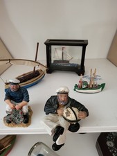 Voiliers miniature et marins pour collection maquettes