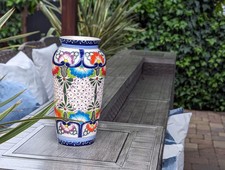 Ceramic Talavera Vase is Exquisite Handmade Mexican Pottery | Decorative