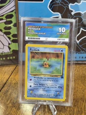 Pokemon TCG Black Star Promo Rare Psyduck #20 Vintage 1999-2000 TCG Ace Grade 10