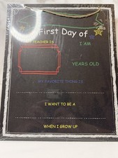 New First Day Of School Chalkboard Sign Photo Prop Back To School Board