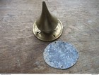 pointe de casque et plaque d'identité allemandes ww1