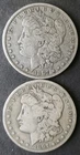 1887 O and 1897 S $1 Morgan Silver Dollars