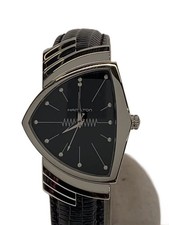 [B1S] Hamilton Ventura Quartz Black Dial Tria...