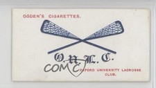 1914 Ogden's Club Badges Tobacco Oxford Universirty Lacrosse Club #31 11bd