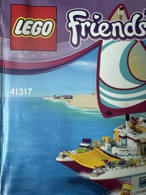 LEGO Friends: Sunshine Catamaran (41317), pre owned, manual included, no box