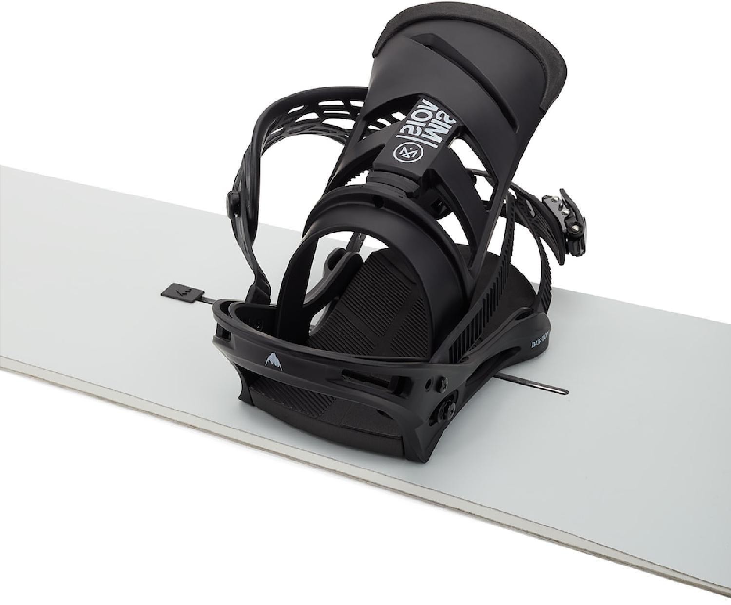 Burton Mission Re:Flex Snowboard Bindings - 2025/2026, Black, Size: L, No Fees