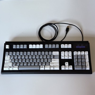 Unicomp Model M (Black with Bright White & Gray) - USB MADE IN USA